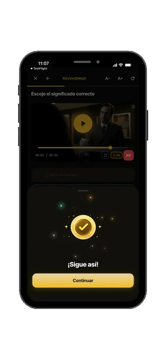 Choco learning app interface preview 7